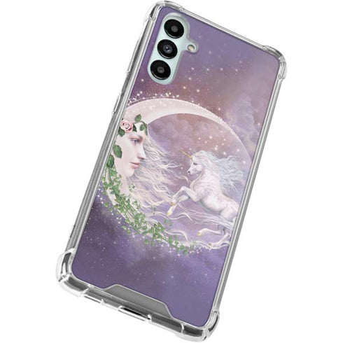 Moon Unicorn by Laurie Prindle Galaxy A15 5G Clear Case